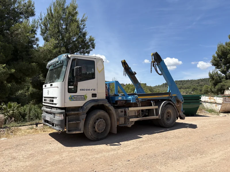 Camión de transporte de residuos